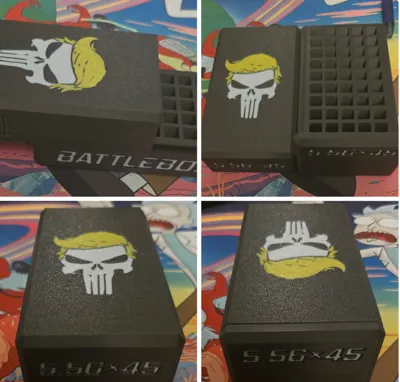 Punisher Trump 5.56 NATO Ammo Box AMS