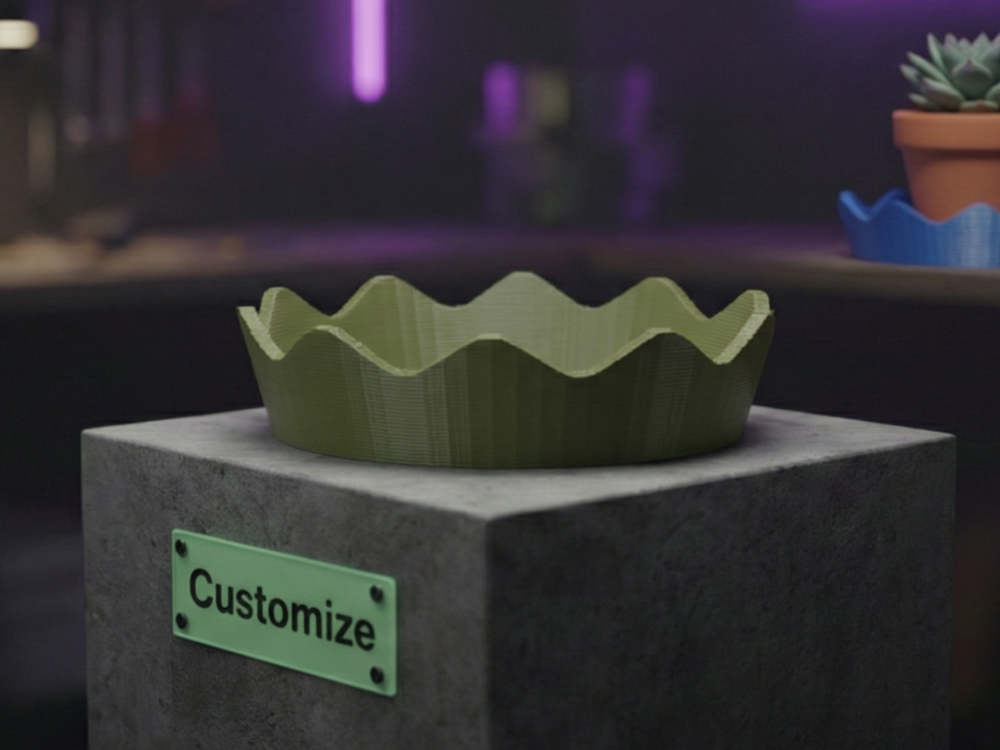 Vase stand generator