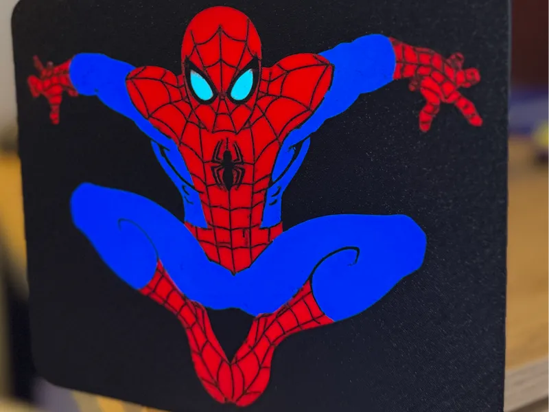 Lightbox Spiderman 