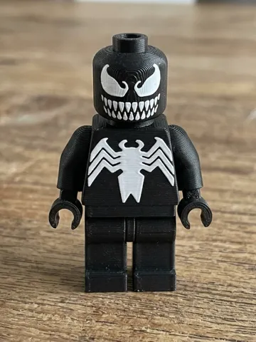Figura decorativa: Venom Brick Figure — vista de referencia 2