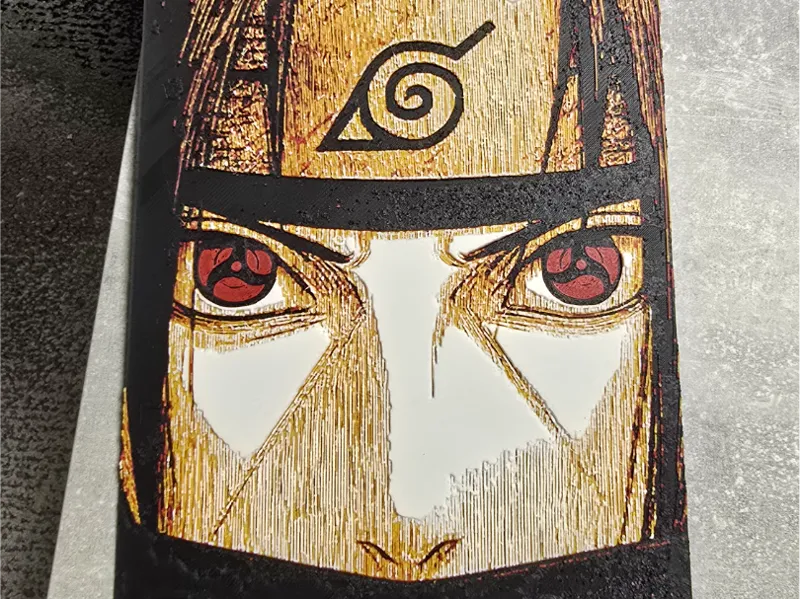 Tela cromatica Itachi Naruto