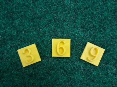 3, 6, & 9 ft Golf putting markers