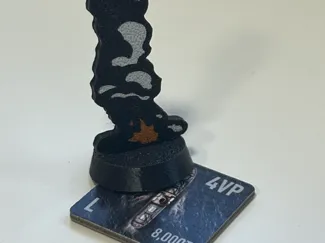 Wargame fire and smoke token