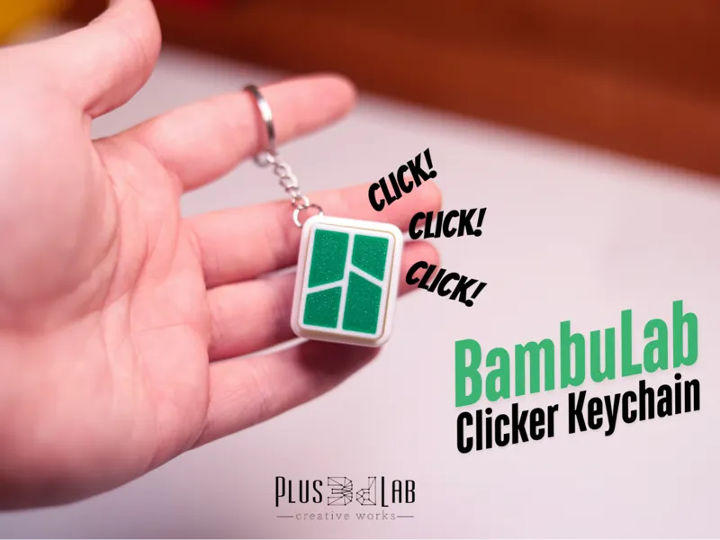BambuLab Clicker Fidget Toy (Keychain)