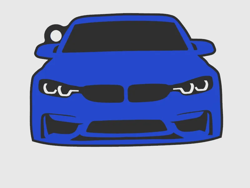 BMW M3 F80 keychain