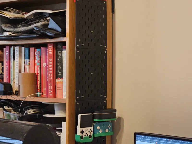 3D Printed Ikea Skadis Pegboard vertical connector