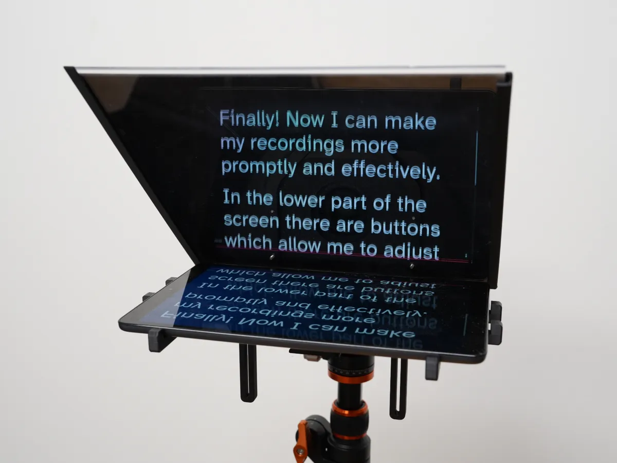 Teleprompter for tablet, phone or screen (Modular) - Free 3D Print ...
