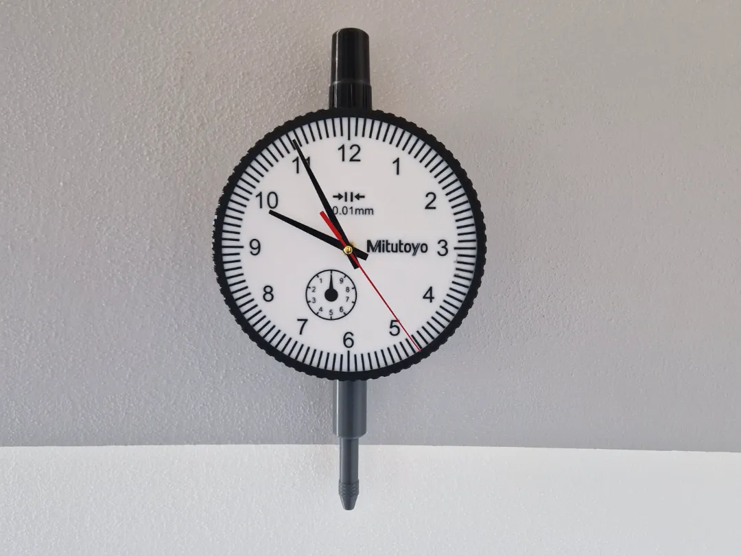 Clock Mitutoyo from wall - Free 3D Print Model - MakerWorld