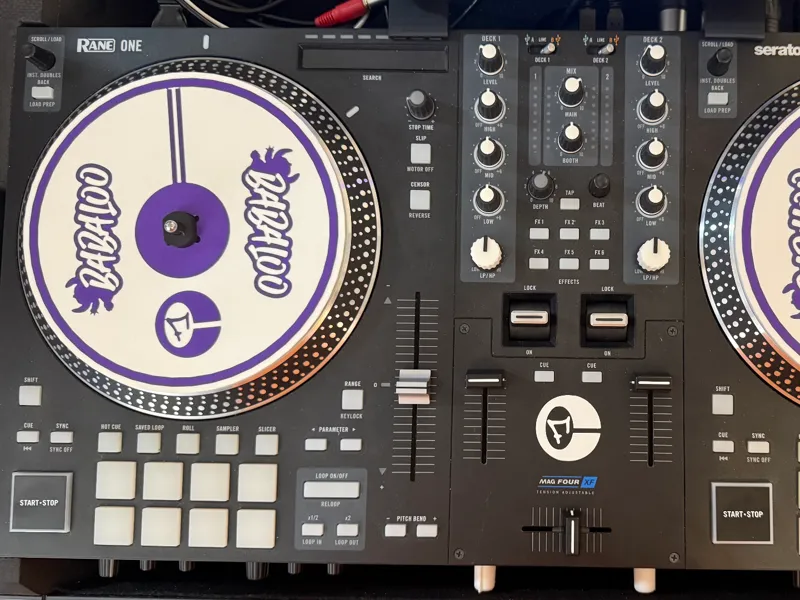 Centrifugal Force DJ's Custom Discs for Rane One