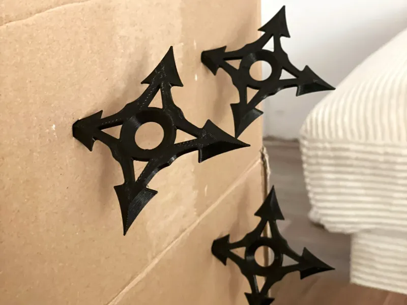 Wurfsterne Ninja Waffe Modell Shuriken