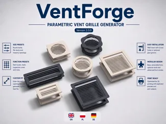 VentForge - Parametric Vents & Covers