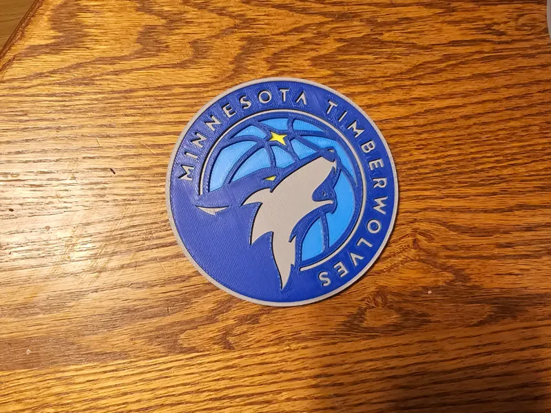 Minnesota Timberwolves Coaster set and Holder