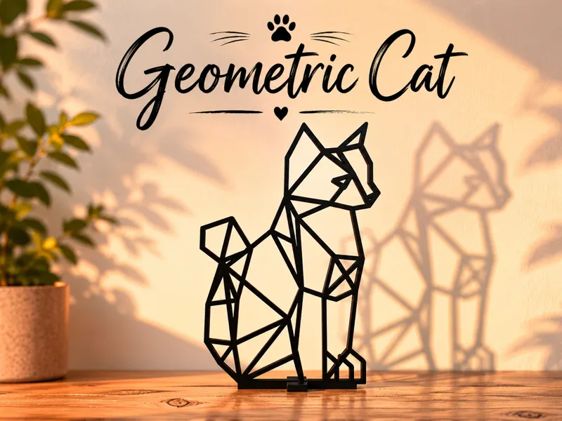 Polygon Katze