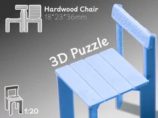 miniature chair puzzle 1:20