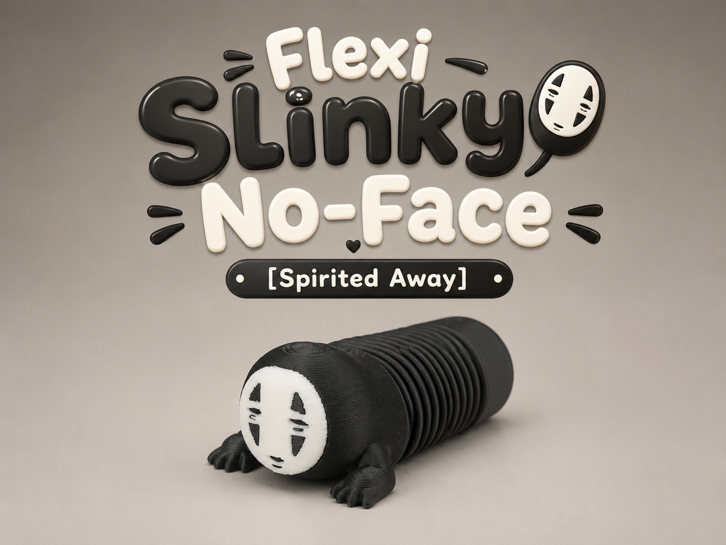 Flexi Slinky No-Face [Spirited Away]