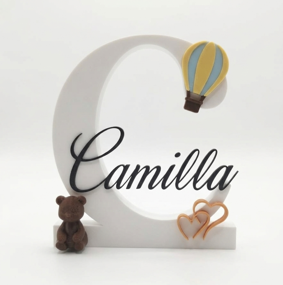 Miniatura 23 do modelo 3D Customizable Decorated Letters V2