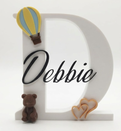 Miniatura 13 do modelo 3D Customizable Decorated Letters V2
