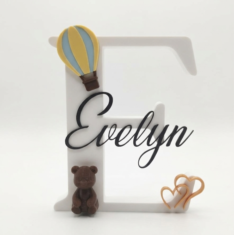 Miniatura 5 do modelo 3D Customizable Decorated Letters V2