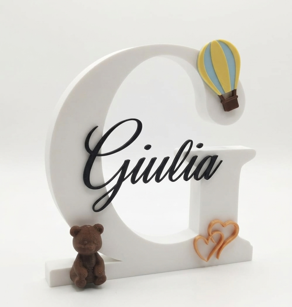 Miniatura 7 do modelo 3D Customizable Decorated Letters V2