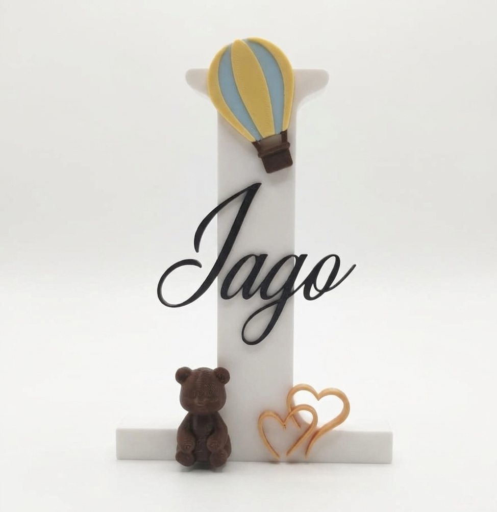 Miniatura 9 do modelo 3D Customizable Decorated Letters V2