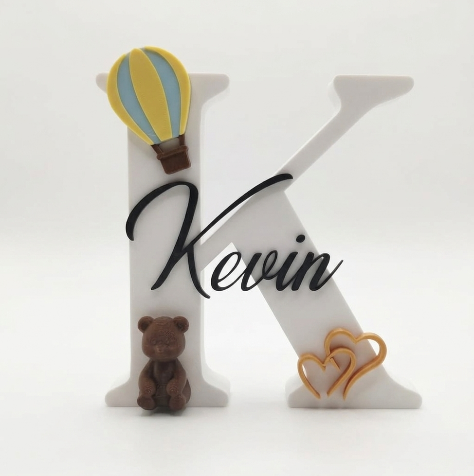 Miniatura 11 do modelo 3D Customizable Decorated Letters V2