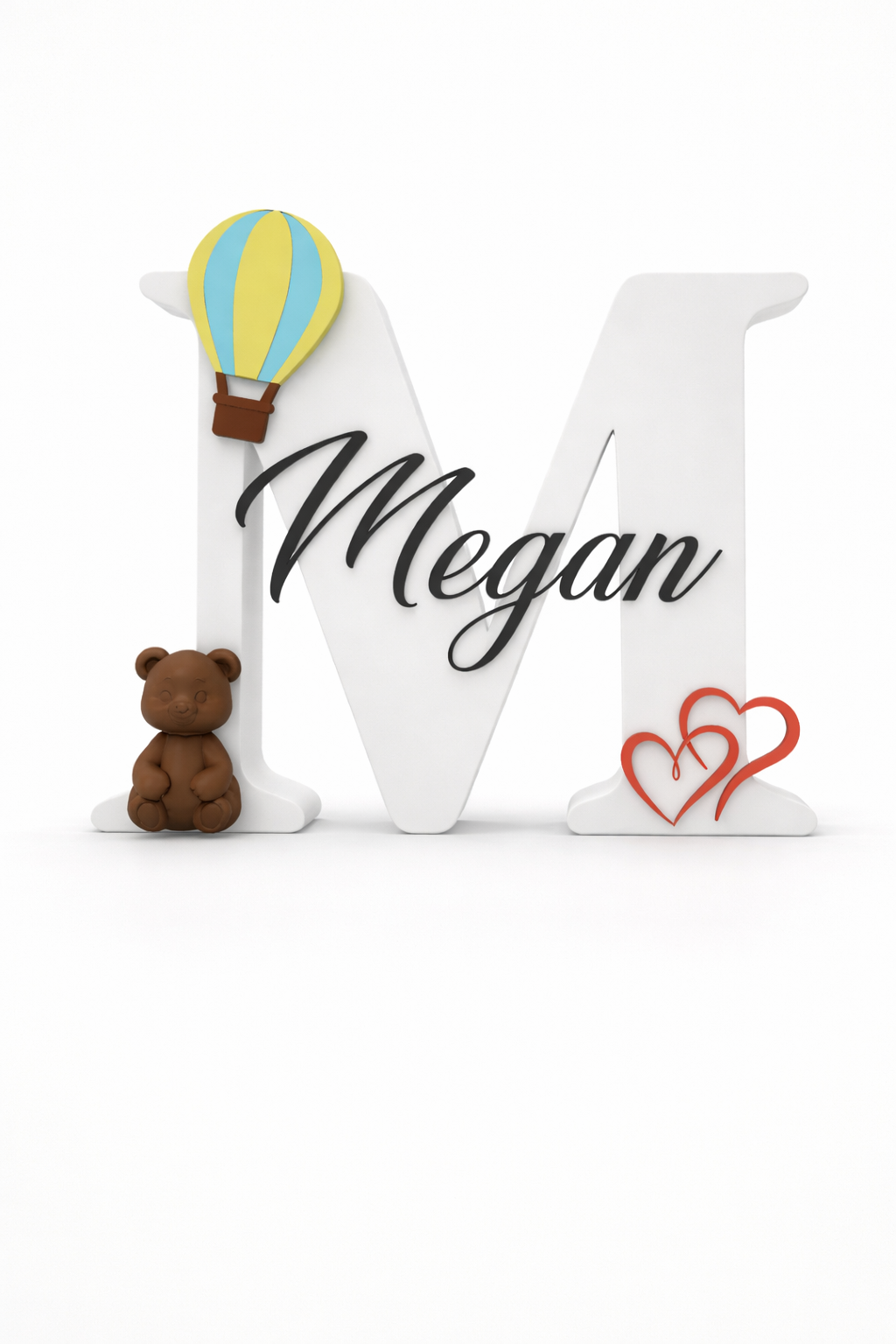 Miniatura 1 do modelo 3D Customizable Decorated Letters V2