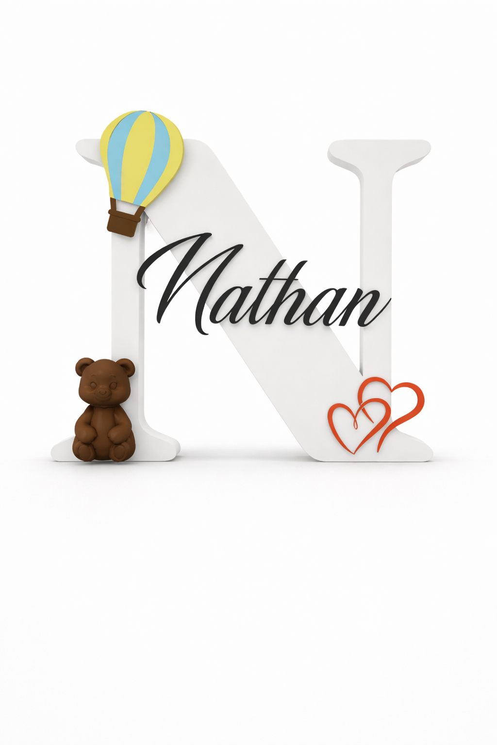 Miniatura 14 do modelo 3D Customizable Decorated Letters V2