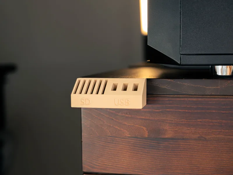 Desktop SD card and USB Holder