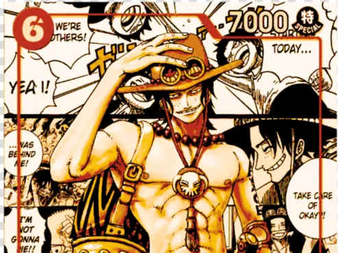 Carta TCG Portgas ACE Manga One Piece