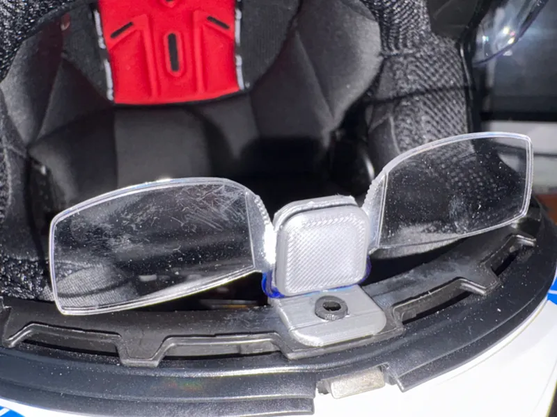 Reading glasses holder for Premier Hyper Helmet. 