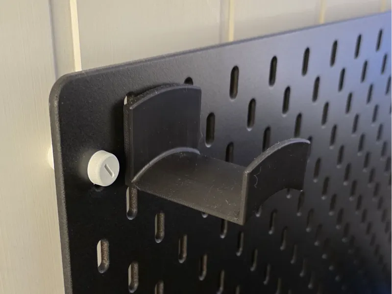 Headset hanger for Ikea Skadis