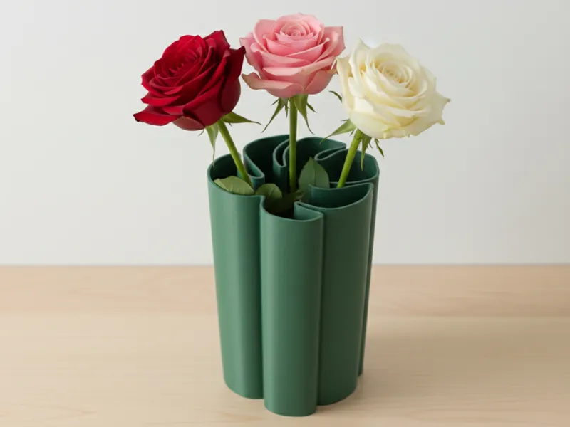Minimalist Monstera Vase