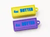 Butter Clicker Keychain