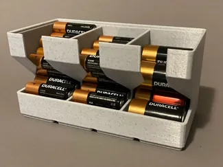 Gridfinity AA & C Battery Holder