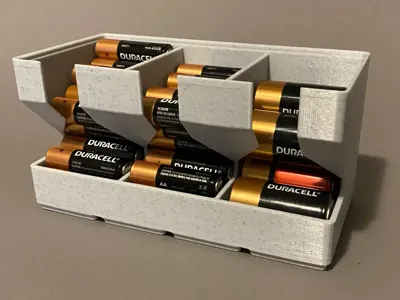 Gridfinity AA & C Battery Holder