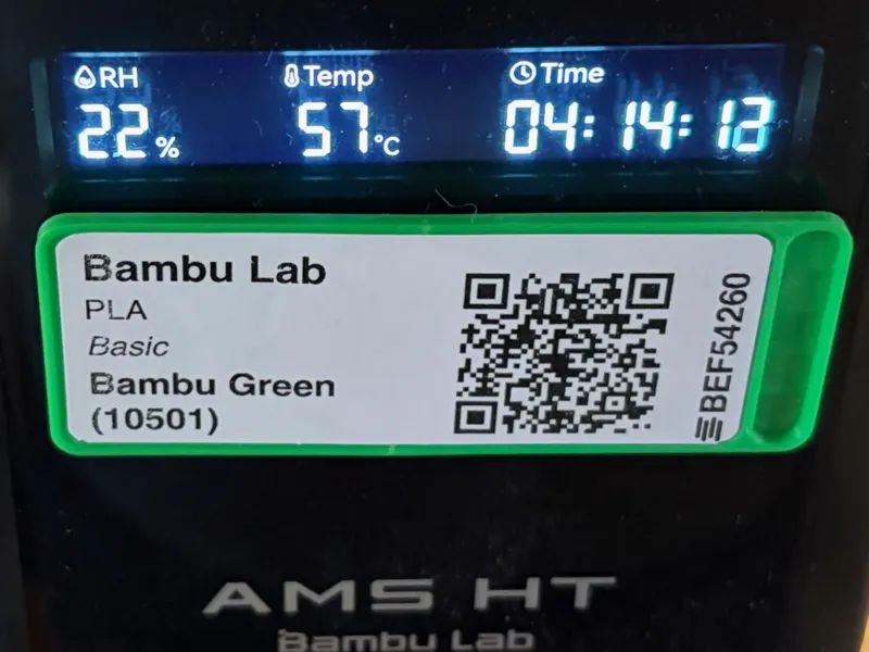 Spoolstock Compatible Filament Swatch and Clip