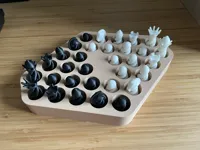 Présentoir en spirale pour pièces d'échecs — photo 1