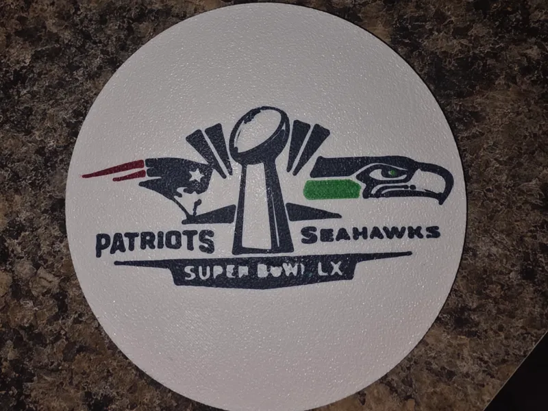 Super Bowl LX Coaster