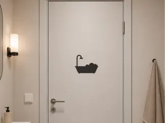 Signalétique pour Salle de bain