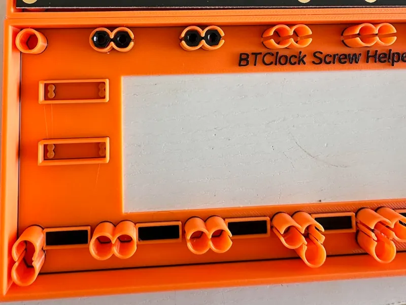 BTClock Screw Helper tool