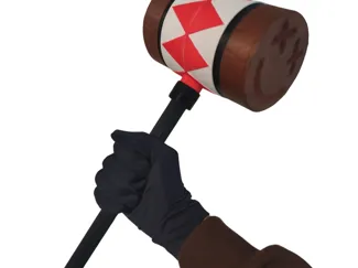 Harley Mallet Halloween Girl Cosplay Hammer Prop 