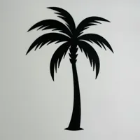 Décoration murale cocotier — photo 1