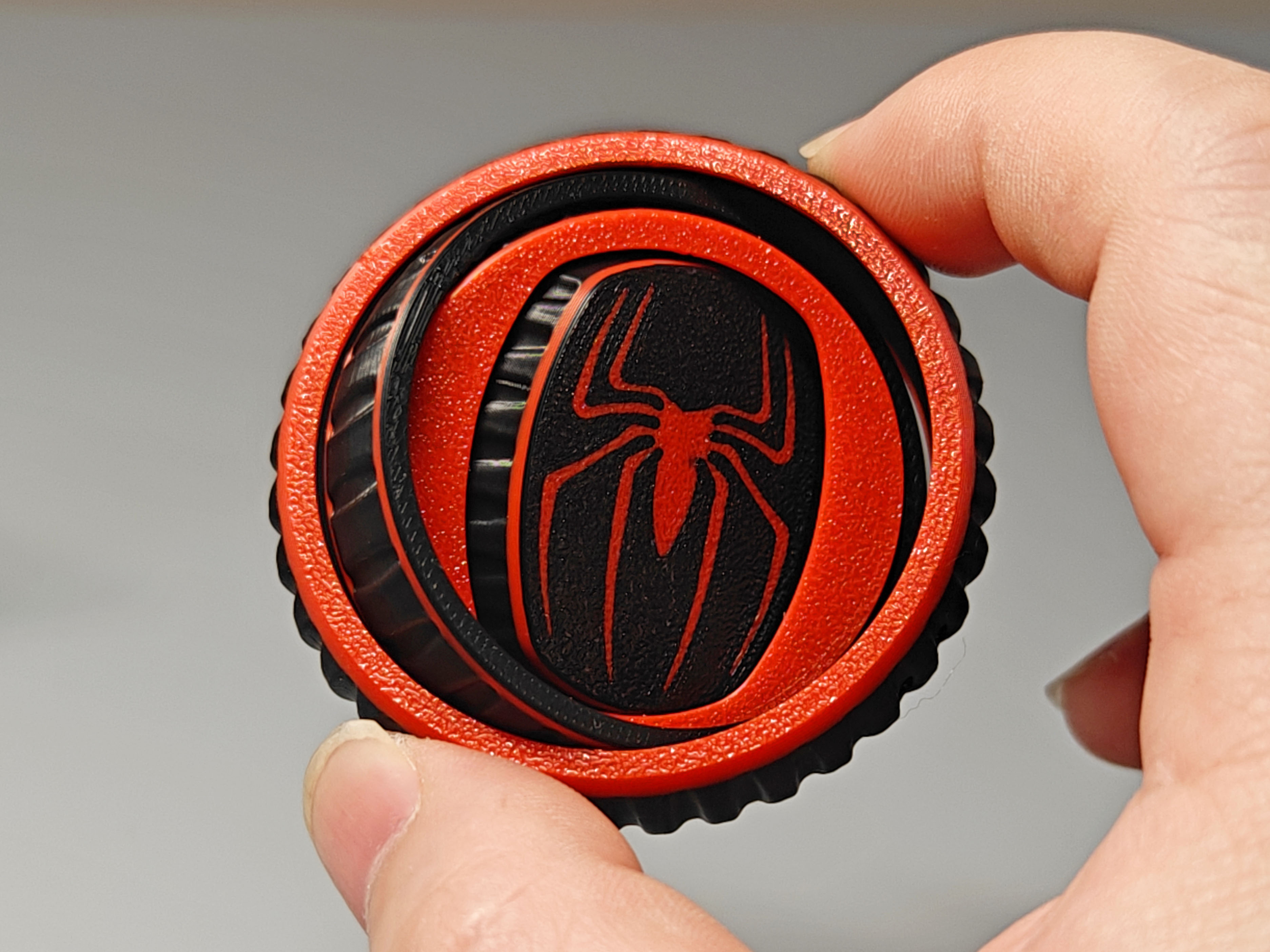 Miniatura 1 do modelo 3D 蜘蛛侠-旋转陀螺 超级英雄系列 指尖陀螺TC3-Spiderman