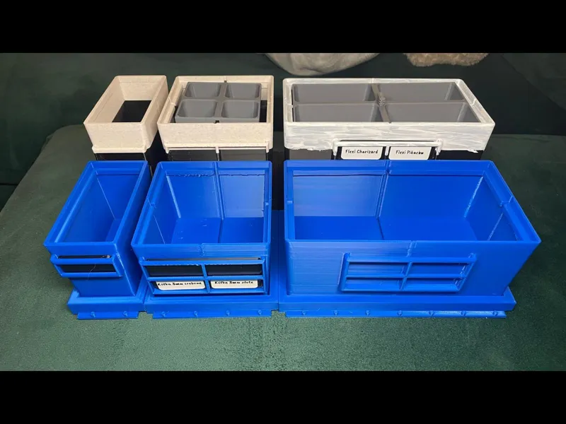 Container Box System Organizers Stacking Toolbox