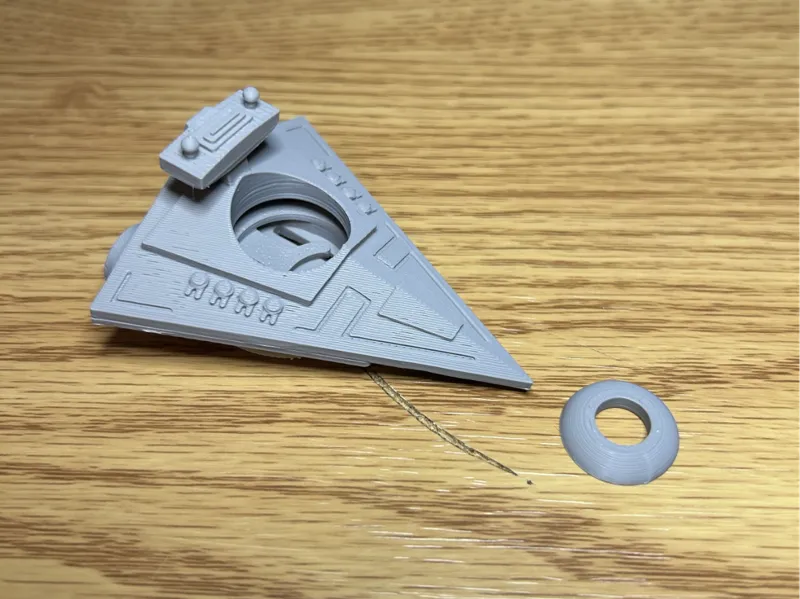 Mini Star Destroyer Disc Shooter Toy - Star Wars