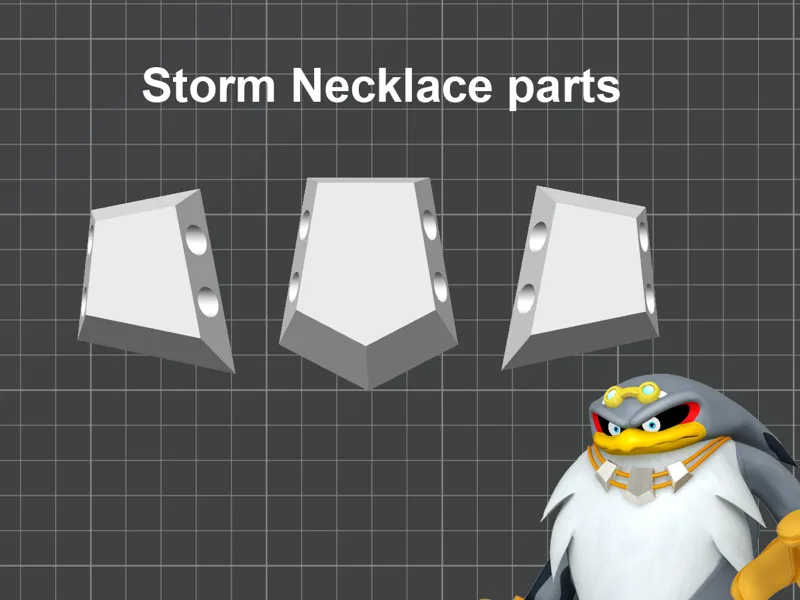 Storm the Albatros Necklace parts for Cosplay
