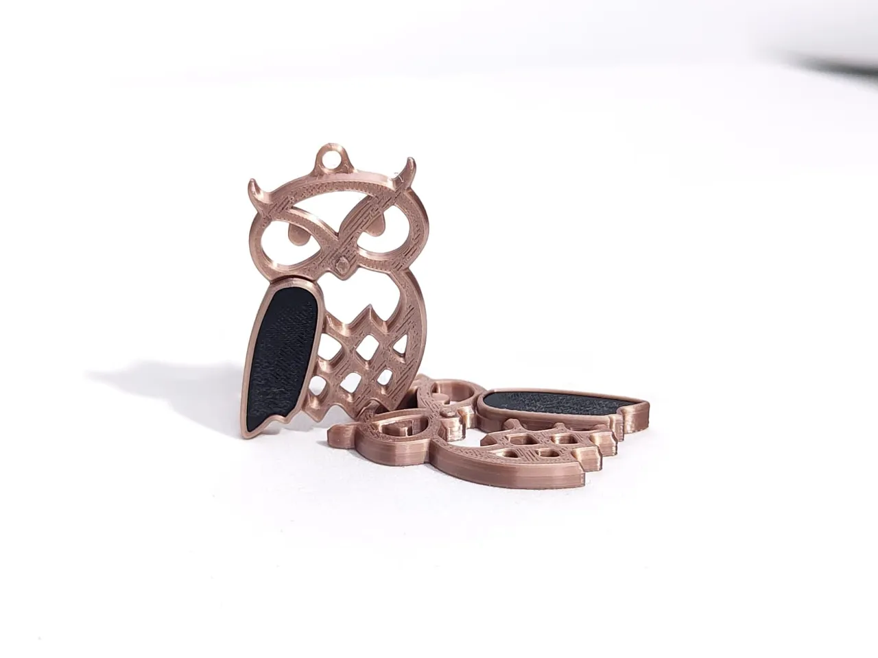 Owl style earrings jewelry GUFO view 4