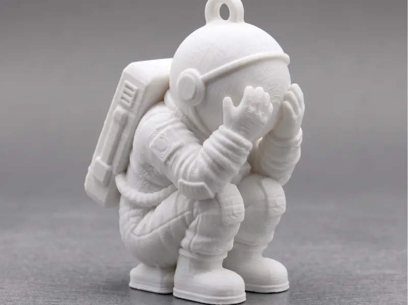 Despairing astronaut