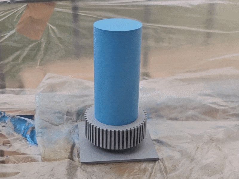 Rotating Spray Paint Table - Anti-Stick Mechanism!
