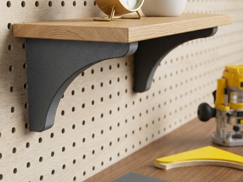 Minimalist Shelf Corbel | Router & Tracing Guide